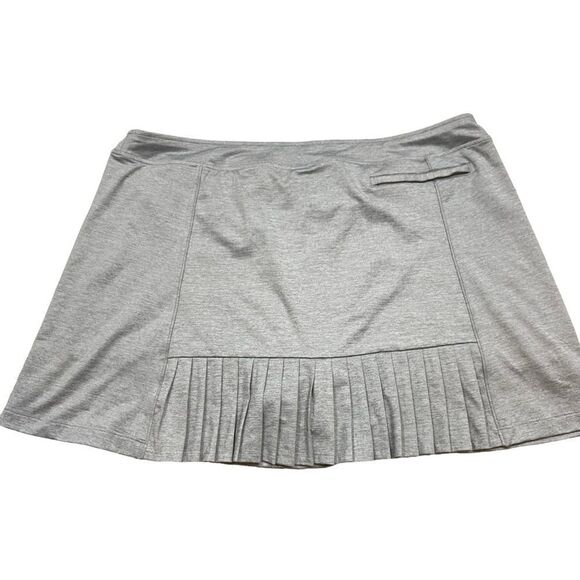 New without Tags Slazenger Ladies Grey Golf Skort With Pleated Back Hem Size XXL - Picture 4 of 12